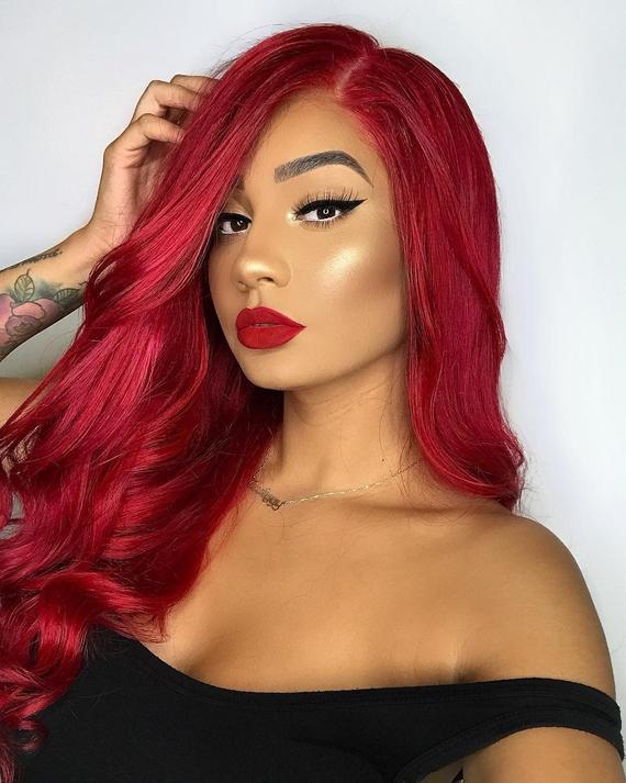 Color full wigs cheap