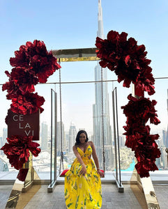 Yellow Flower Dress